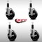 Service Caster 5'' SS Phenolic Swivel 1-1/4'' Expanding Stem Caster Set with Brake, 4PK SCC-SSEX20S514-PHS-TLB-114-4 - alternate 4